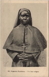 PC MISSIONARIES UNE SOEUR INDIGENE UGANDA (a28601)
