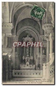 Old Postcard Louvesc Basilica Interior Chapel of the Blessed Virgin