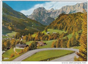 Deutsche Alpenstrasse Ramsau mit Reiteralpe Germany