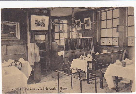 England Chetser View of Cosy Corners Ye Olde Cheshire Cheese