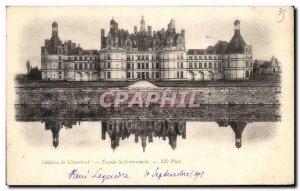 Old Postcard Chateau de Chambord Facade North