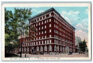 1923 New Central YMCA Building Fort Wayne Indiana IN Vintage Antique Postcard 