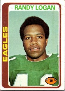 1978 Topps Football Card Randy Logan Philadelphia Eagles sk7246