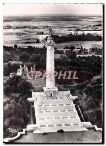 Modern Postcard Montfaucon Meuse aerial view the monument American