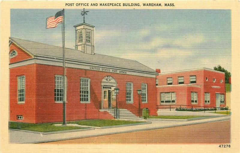 MA, Wareham, Massachusetts, Post Office, Marketplace Building, New Bedford News