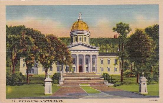 Vermont Montpelier State Capitol