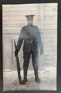 Mint Canada Real Picture Postcard Royal Canadian Army Soldier