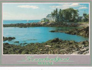 Maine Kennebunkport Scene Along Coastline