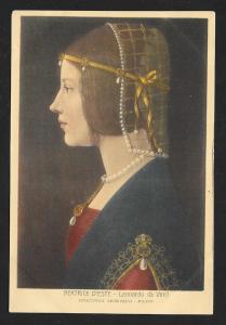 Beatrice D'Este da Vinci Unused c1920s