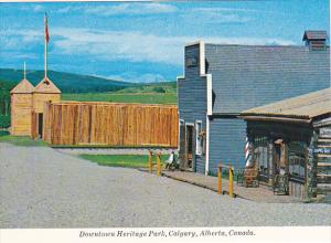 Canada Alberta Calgary Downtown Heritage Park