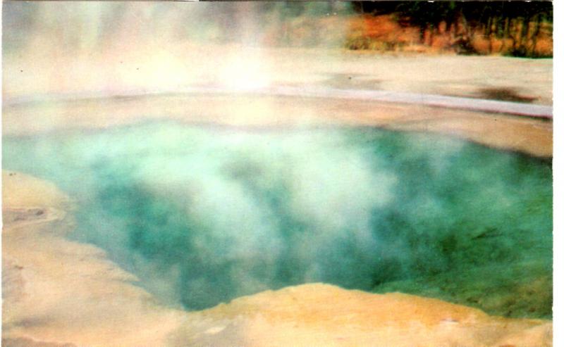 Haynes 51 SERIES #082, Emerald Pool, Yellowstone National Park