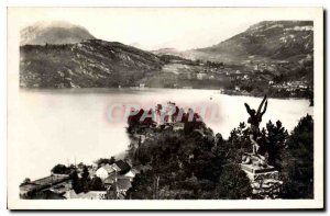 Old Postcard Lake Annecy and Talloires Duingt Presquille