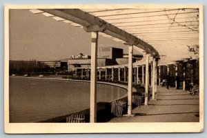 RPPC  Ankara Turkey  Grave of Mustafa Kemal Ataturk  & Opera House  Postcard