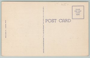 Lansing Michigan~US Post Office Side View~Vintage Postcard