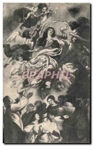 Old Postcard Fancy Rubens Assumption of the Virgin Cathedral of & # 39Anvers