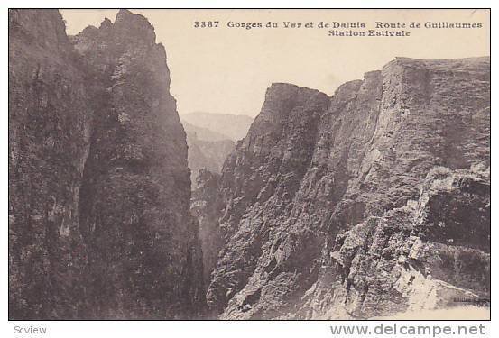 Gorges Du Var Et De Daluis Route De Guillaumes, Station Estivale, Alpes Marit...