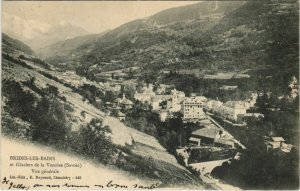 CPA BRIDES-les-BAINS et Glaciers de la Vanoise - Vue Generale (1192991)