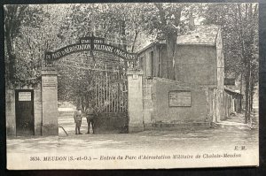 Mint France Real Picture Postcard Militar aerostation Chalais Meudon