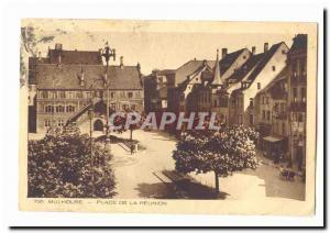 Mulhouse Postcard Old Place de la Reunion