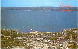 Air View of Petoskey Michigan MI