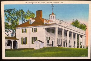 Vintage Postcard 1926 - 1945 Mount Vernon, Set of 10 Cards, Virginia
