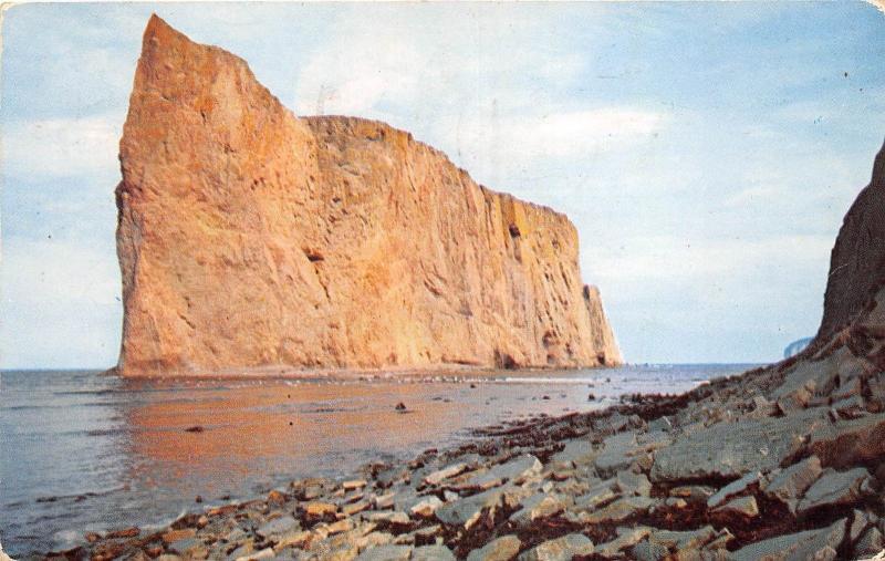 BR6465 Perce Rock from North Beach Perce  canada