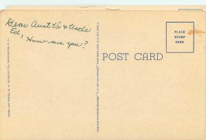 Washington DC Pan-American Building Linen Postcard Unused