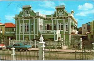 Dutch Architecture in the City of Oranjestad Aruba Postcard Posted 1974