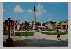 Germany - Stuttgart. Castle Square   (continental size)