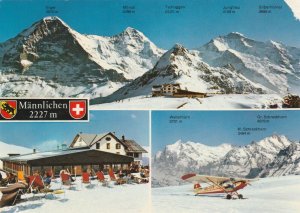 MANNLICHEN, Switzerland - Vintage POSTCARD