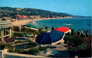 Postcard The Victor Hugo Inn and View of Laguna Beach, California