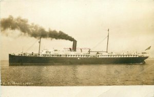 Steamship, S.S. Bear, Pacific Coast Liner, RPPC