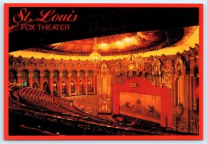 ST. LOUIS, Missouri MO ~ Historic Interior FOX THEATER 4x6 Postcard