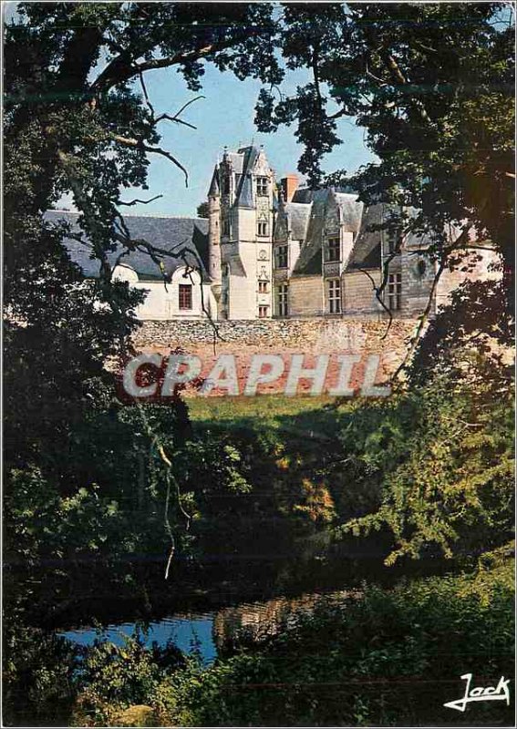 Postcard Modern Colors of Brittany Haute Goulaine Chateau fifteenth