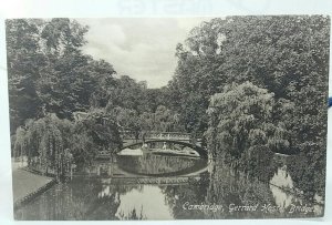 Cambridge Trinity Gerrard Hostel Bridge  Antique Vtg Friths Postcard Early 1900s