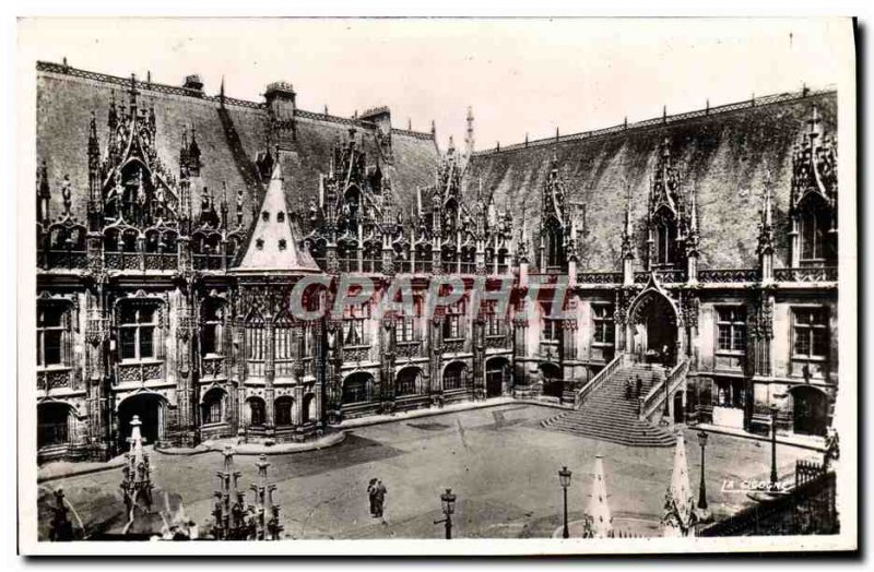 Old Postcard Rouen Courthouse