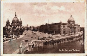 Germany Berlin Dom und Schloss Vintage Postcard C203
