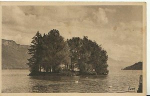 France Postcard - Annecy - L´lle Des Cygnes Sur Le Lac - Ref TZ10075