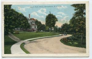 South Park Drive Greensboro North Carolina 1923 postcard