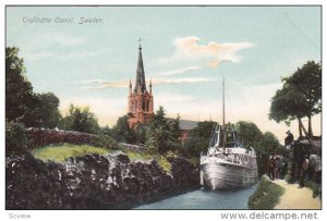 Ship, Trollhatte Canal, Sweden, 1900-1910s