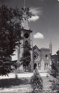 Postcard RPPC Our Lady Perpetual Help Church Concordia Kansas KS