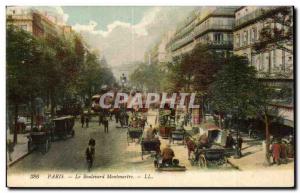 Paris Old Postcard Boulevard Montmartre