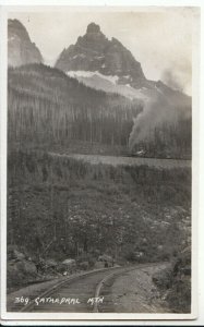 Canada Postcard - View of Cathedral Mountain   MB2738