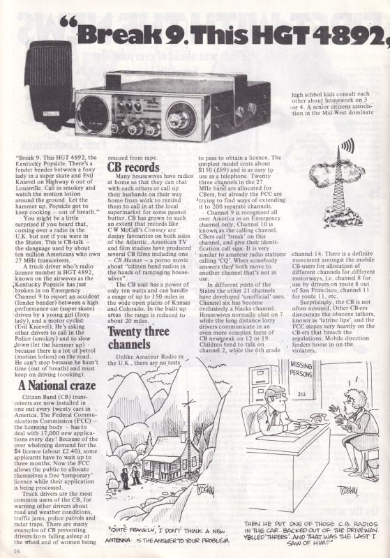 American CB Radio Canadian Mebo II Pirate Ship Magazine