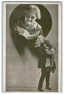 William Fox Over The Hill Actor Theater Vaudeville Movie Advertising Postcard