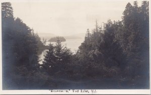 Benvenuto Tod Inlet Vancouver Island BC Unused TRIO Real Photo Postcard H23