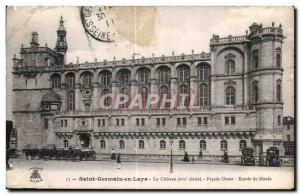 Old Postcard Saint Germain en Laye Le Chateau Facade West Entree du Musee