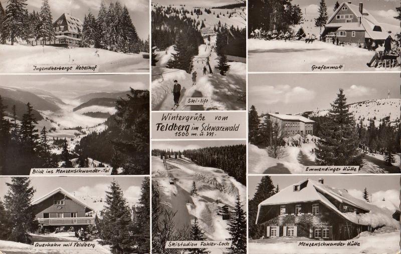 BF17077 feldberg im schwarzwald germany front/back image