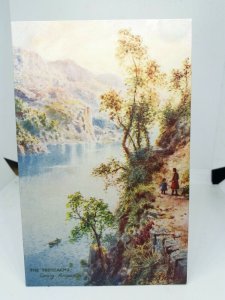 The Trossachs Craig Angus New Antique Art Painted Postcard c1910