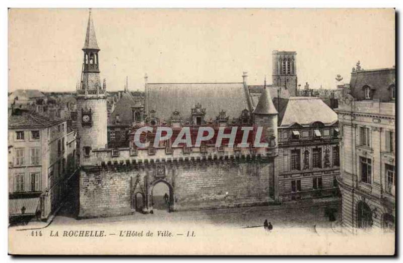 La Rochelle Old Postcard L & # City 39hotel